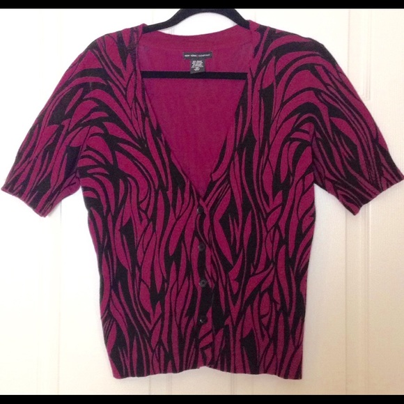 NY & Company short sleeve cardigan - Picture 1 of 4